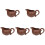 5Pièces Récipient Assaisonnement Céramique Usage Café 1