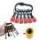 6pcs 1/4inch Hexagonal Shanks Sockets Bit Holders Set Screwdriver Bit Holders Set Multifunction for Easy Storage & Tran 2