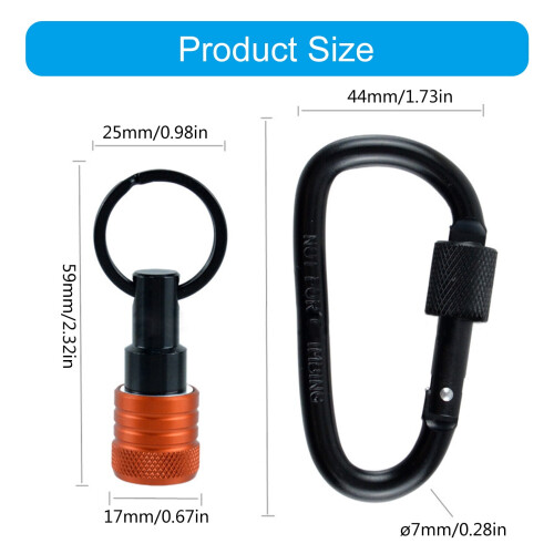 6pcs 1/4inch Hexagonal Shanks Sockets Bit Holders Set Screwdriver Bit Holders Set Multifunction for Easy Storage & Tran 2