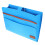 5Pcs Sky-Blue Hanging Bedside Organizer Felt Storage Bag for Sundries 8