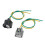 Front Rear Windshield Washer Pump & Fluid Level Sensor Connector for Toyota 5