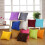 Sammetskudde 45x45 cm röd 1-pack 7