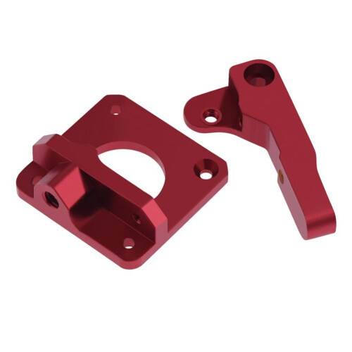 Αναβάθμιση αλουμινίου κόκκινο δεξιά MK8Extruder Extruder για Ender3CR10CR10S PRO CR8 1