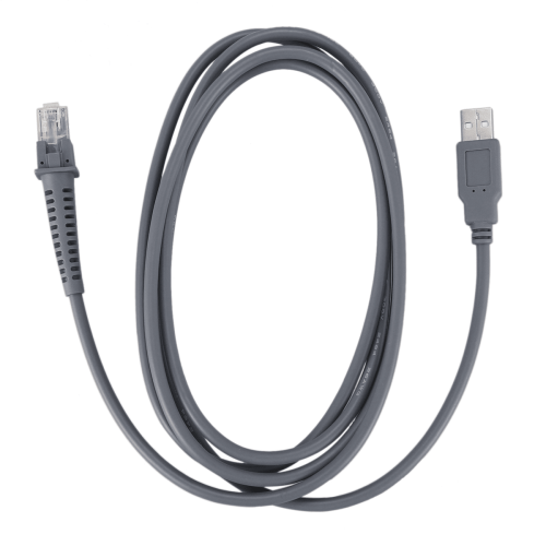 2x USB A Αρσενικό σε RJ45Καλώδιο 7Ft2M Σαρωτής Barcode LS4278LS2208 2208AP, 2x σειριακό καλώδιο σαρωτή 2