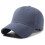 Unisex bomullsbaseballcaps justerbar passform grå 2