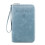 RFID Blocking Passport Holder Slim Zipper Wallet with ID 2