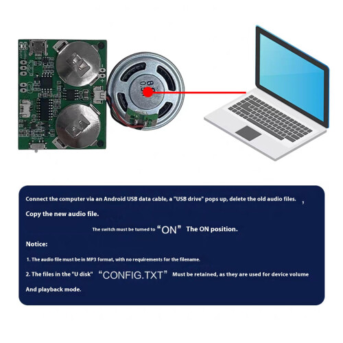 USB Compatible Programmable Sound Module 4MB Memory Storage For Voice Activated Projects And Interactive Crafts 1