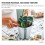 4pcs Countertop Waste Bin Iron Storage Jar for Office Use Back to School 7