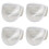 4Pièces Cache-Tête Transparent Chat Confortable Facile À 4