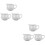 6Pièces Mousseur Céramique Durable Pour Usage Domestique 6