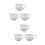 6Pièces Mousseur Céramique Durable Pour Usage Domestique 7