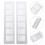 6Pcs Silver Rectangular Air Vent Mesh for Shoe Cabinet and Wardrobe 9