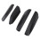 4pc Roof Rail End Cover Black Highlander 2007-2013 1