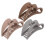 Hartvormige haarklemmen, plastic, 3 stuks 4