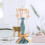 Jewelry Organizer Blue Mannequin Display Rack 1 Piece 5