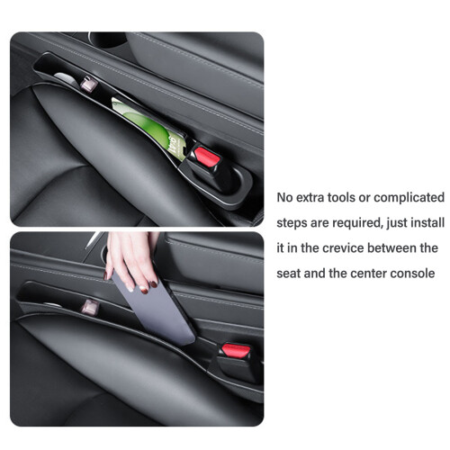 Practical Car Crevice Storage for Tesla Model 3 &