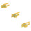 3Pcs Portable Egg Yellow Stainless Steel Multi-Use Fruit Cutter 7
