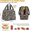 Τσάντα φαγητού Leopard με μόνωση για γυναίκες – Φορητή ελαφριά τσάντα ψυγείου με 3