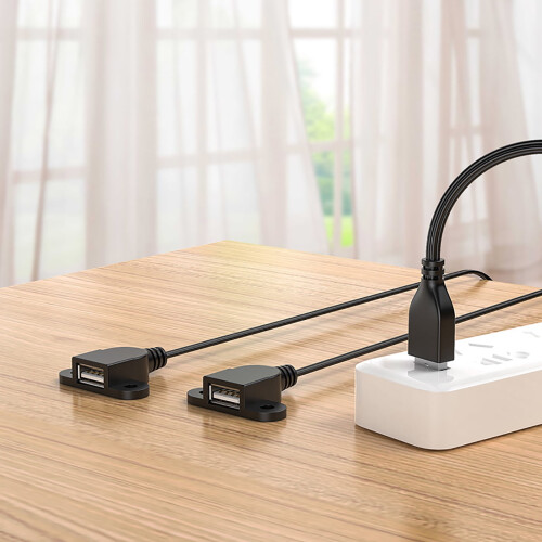 Καλώδιο επέκτασης καλωδίου τροφοδοσίας USB Y Splitter Καλώδιο φόρτισης USB για 1