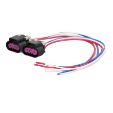 Easy to Install Headlights Wiring Harness, Premium Material Pigtail Adapter Connector for2006-2014Dodge Challenger Charger HID Lighting, Waterproof
