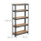 Storage shelf with 5 shelves 4