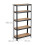 Storage shelf with 5 shelves 7