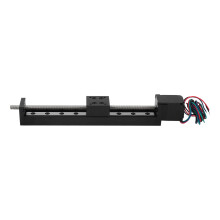 Platine linéaire à moteur pas à pas NEMA11 avec course de 150 mm, longueur de déplacement précise, glissière de guidage T6x1 pour une