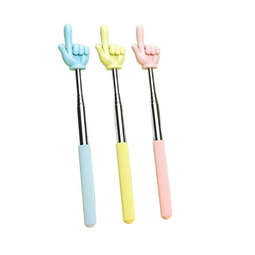 3pcs Retractable Pointer Telescopic Presentation Pointer - Multi Functional Teaching Tool for Classroom, Office, Gifts Random Colors 2