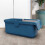 Feet Soaking Tub Rectangular Cleaning Bucket Durable Plastic Blue 1Pcs 4