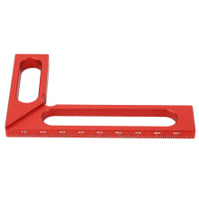 Professional Angle Ruler for Wood and Metal Work, Multi-Angle Template Ruler with90Degree Right Angle and L Shape Design in Corrosion Resistant