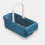 Feet Soaking Tub Rectangular Cleaning Bucket Durable Plastic Blue 1Pcs 8