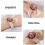 Bröllopsblomsterarmband Modernt Multi 1 st Dekorativ Blomma för Blomsterflickor 6