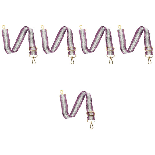 5Pcs Durable Purple Bag Strap Replacement DIY Wide Strap for Handbags 2