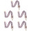 5Pcs Durable Purple Bag Strap Replacement DIY Wide Strap for Handbags 4