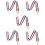 5Pcs Durable Purple Bag Strap Replacement DIY Wide Strap for Handbags 6