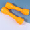 1Pair Exercise Barbells Yellow ABS Plastic for Coordination and Physical Activity 3