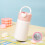 Geïsoleerde waterfles van 200 ml met theescheiding, mat plastic 4
