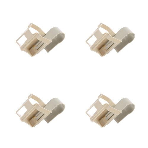 4Pcs Grey Plastic Poolside Beverage Holder Anti-Spill Rack 2