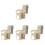 4Pcs Grey Plastic Poolside Beverage Holder Anti-Spill Rack 7