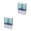 2Pcs Wall Mounted Plastic Cup Dispenser Paper Cup Organizer Light Grey 7