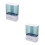 2Pcs Wall Mounted Plastic Cup Dispenser Paper Cup Organizer Light Grey 8