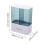 2Pcs Wall Mounted Plastic Cup Dispenser Paper Cup Organizer Light Grey 9