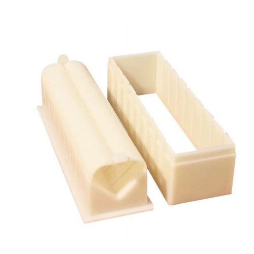 I Making Kit 5 Pcs Plastic Maker Different Shapes Roller Bring Fork And Spatula Suitable For Beginners Kimbap() White 1