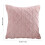 Fodera per cuscino lombare in velluto rosa 45x45 cm 3