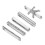 20 Pcs Strap Decorative Ring Zinc Alloy Charm Amulet 10