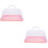 2Pcs Clear Pink Cake Carrier Cake Storage Box with Handle for Bakery 4