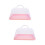 2Pcs Clear Pink Cake Carrier Cake Storage Box with Handle for Bakery 5