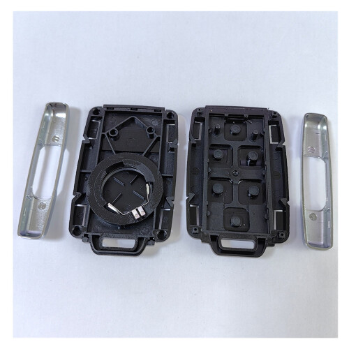 Κατάλληλο για το 2015-2021 Colorado Silverado Universal 4-Key Remote Control με μεταλλικό πλαίσιο και ασημί 1