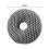 Donut Pillow Ear Piercing Pillow with Removable Pillowcase, Neck Head Support, O Black 8