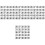 100 Pcs Digital Table Number Plate Pvc Banquet Decorations Heavy 2